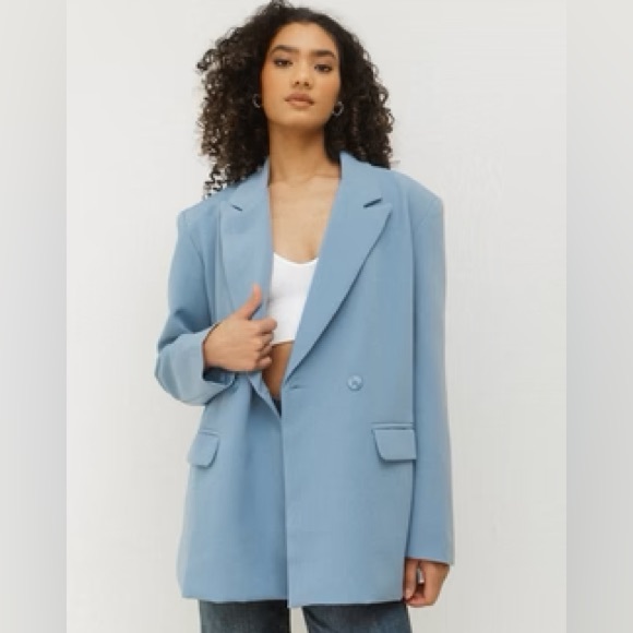 Oversized Taupe Blazer - Picture 2 of 2